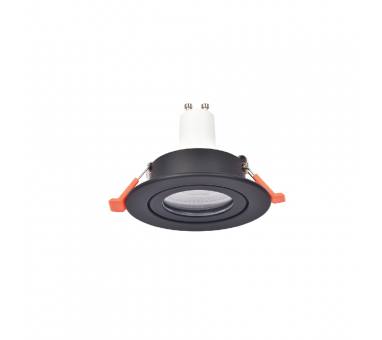 Inlight Downlight σποτ GU10 σε μαύρη απόχρωση (X00350B)