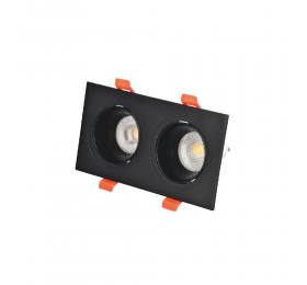 Inlight Downlight σποτ GU10 σε μαύρη απόχρωση (X00330B)