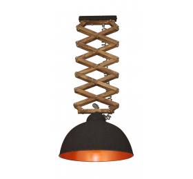 Home Lighting HL-250-50P UP-DOWN RELIEF BROWN CEMENT COPPER