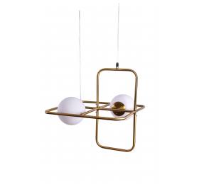 Home Lighting SE 133-2PS ATHEN PENDANT LAMP BRUSHED BRASS 1A4