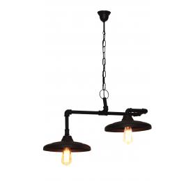 Home Lighting HL-520-2 PIPES BROWN RUSTY PENDANT 2 X E27