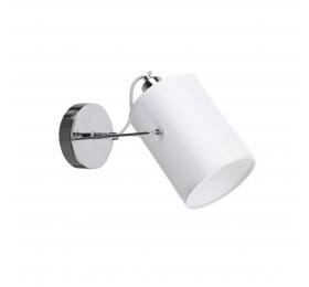 Home Lighting KQ 2654/1 SHIRO CHROME AND WHITE WALL LAMP Δ4