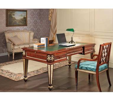 InLight Επιτραπέζιο φωτιστικό από οξυντέ μέταλλο και πράσινο γυαλί 1XE27 D:38cm (3431-BR)