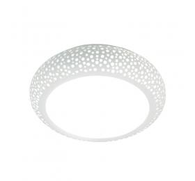 InLight Πλαφονιέρα οροφής λευκή από γύψο 3XE27 D:40cm (42155-B)