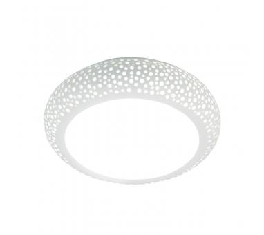 InLight Πλαφονιέρα οροφής λευκή από γύψο 3XE27 D:40cm (42155-B)