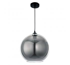 InLight Κρεμαστό φωτιστικό από φιμέ γυαλί 1XE27 D:30cm (4355-Α)