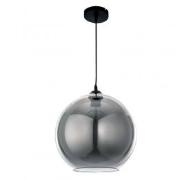 InLight Κρεμαστό φωτιστικό από φιμέ γυαλί 1XE27 D:25cm (4355-Β)