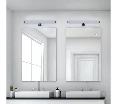 InLight Επιτοίχιο φωτιστικό LED 6W 4000K από πλαστικό σε χρώμιο απόχρωση D:40cm (1045)