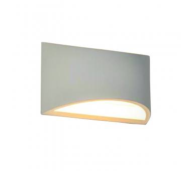 InLight Επιτοίχιο φωτιστικό λευκό από γύψο 1XG9 D:20cm (43415)
