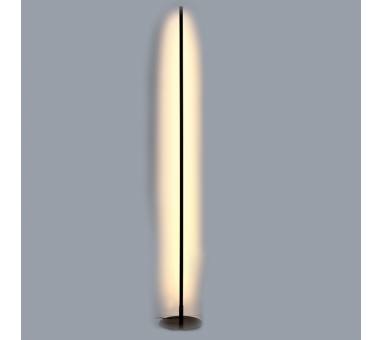 InLight Επιδαπέδιο φωτιστικό LED 24W 3000K από μαύρο μέταλλο D:150cm  (45012)