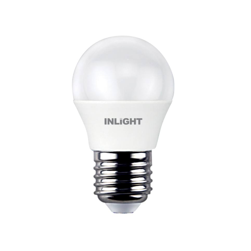 InLight E27 LED G45 8watt 6500K Ψυχρό Λευκό (7.27.08.12.3)