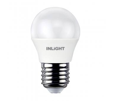 InLight E27 LED G45 8watt 6500K Ψυχρό Λευκό (7.27.08.12.3)