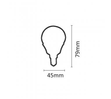 InLight E14 LED G45 8watt 3000K Θερμό Λευκό (7.14.08.14.1)