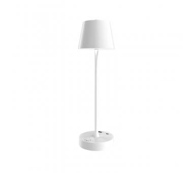 it-Lighting Tahoe Rechargeable LED 2W 3CCT Touch Table Lamp White D:38cmx11cm (80100220)