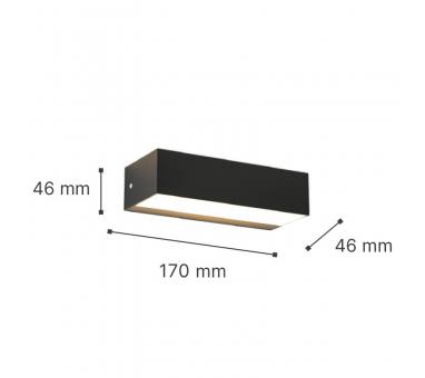 it-Lighting Martin LED 9W 3CCT Outdoor Up-Down Wall Lamp White D:17cmx4.6cm (80200820)