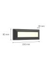 it-Lighting Willoughby LED 4W 3CCT Outdoor Wall Lamp White D:22cmx8cm (80201320)