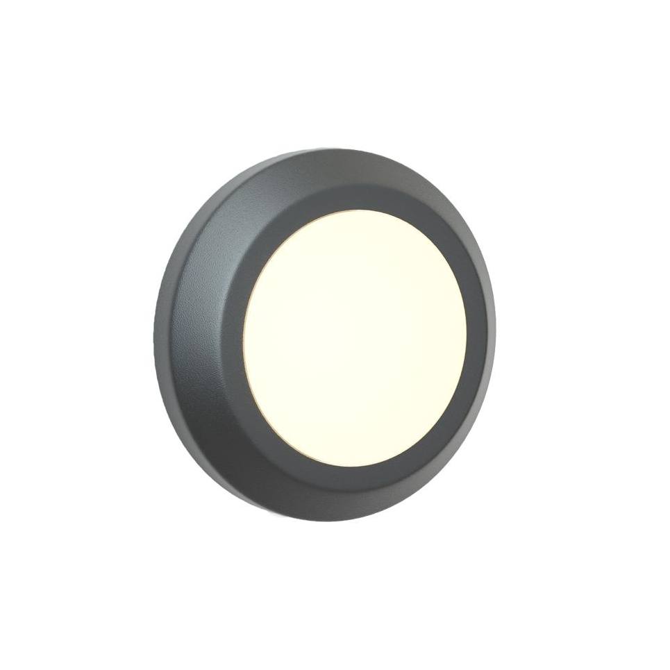 it-Lighting Jocassee LED 3.5W 3CCT Outdoor Wall Lamp Anthracite D:15cmx2.7cm (80201440)