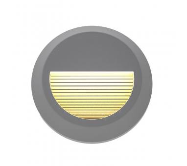 it-Lighting Maroon LED 2W 3CCT Outdoor Wall Lamp Grey D:15cmx2.7cm (80201630)