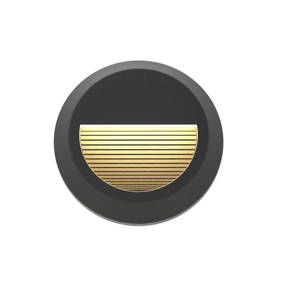 it-Lighting Maroon LED 2W 3CCT Outdoor Wall Lamp Anthracite D:15cmx2.7cm (80201640)