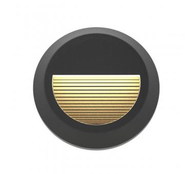 it-Lighting Maroon LED 2W 3CCT Outdoor Wall Lamp Anthracite D:15cmx2.7cm (80201640)