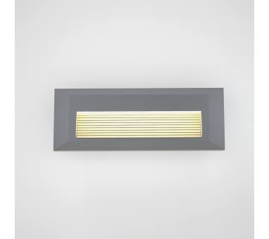 it-Lighting Mono LED 3W 3CCT Outdoor Wall Lamp Grey D:22cmx2.8cm (80201730)