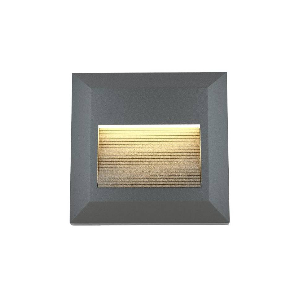 it-Lighting Salmon LED 2W 3CCT Outdoor Wall Lamp Anthracite CCT D:12.4cmx12.4cm (80201840)