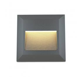 it-Lighting Salmon LED 2W 3CCT Outdoor Wall Lamp Anthracite CCT D:12.4cmx12.4cm (80201840)