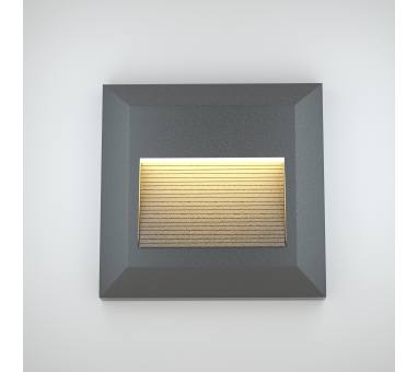 it-Lighting Salmon LED 2W 3CCT Outdoor Wall Lamp Anthracite CCT D:12.4cmx12.4cm (80201840)