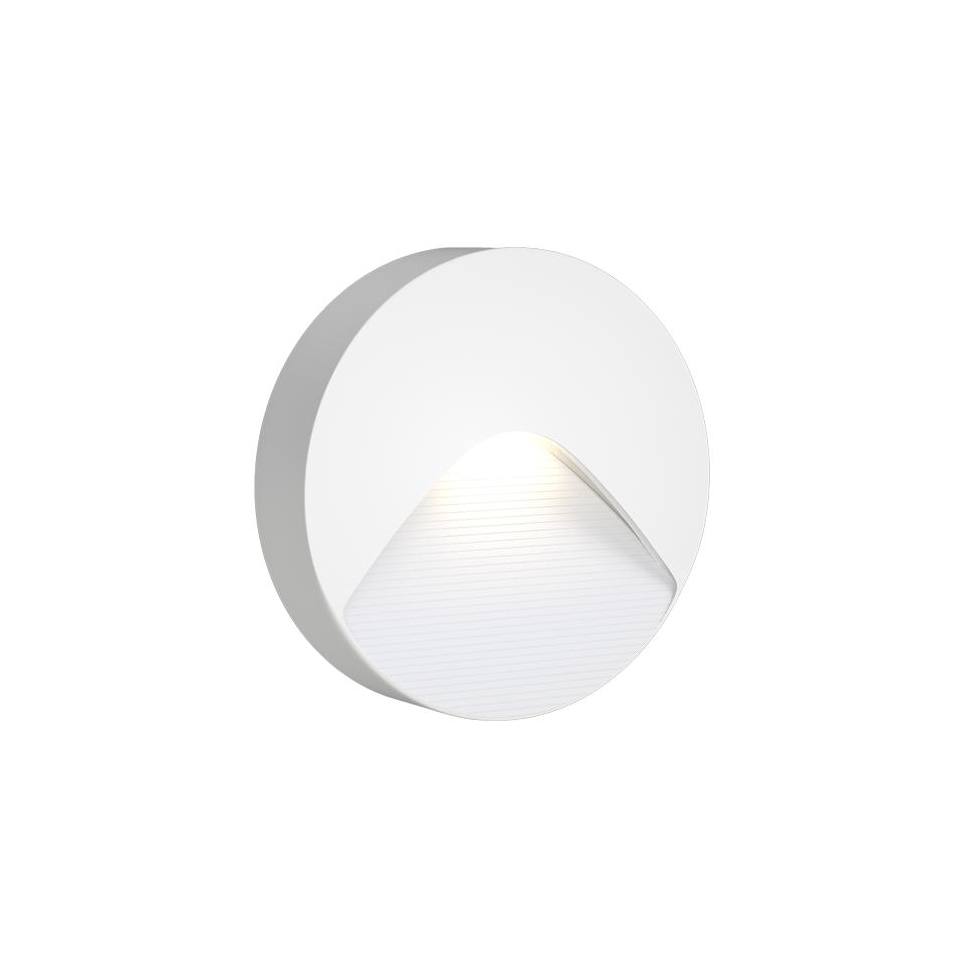 it-Lighting Horseshoe LED 2W 3CCT Outdoor Wall Lamp White D:12.8cmx3cm (80201920)