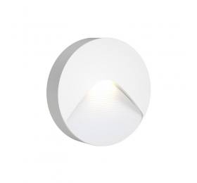 it-Lighting Horseshoe LED 2W 3CCT Outdoor Wall Lamp White D:12.8cmx3cm (80201920)