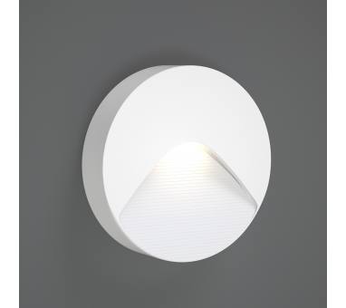 it-Lighting Horseshoe LED 2W 3CCT Outdoor Wall Lamp White D:12.8cmx3cm (80201920)