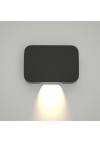 it-Lighting Silver LED 1W 3000K Outdoor Wall Lamp Anthracite D:5cmx7cm (80202440)