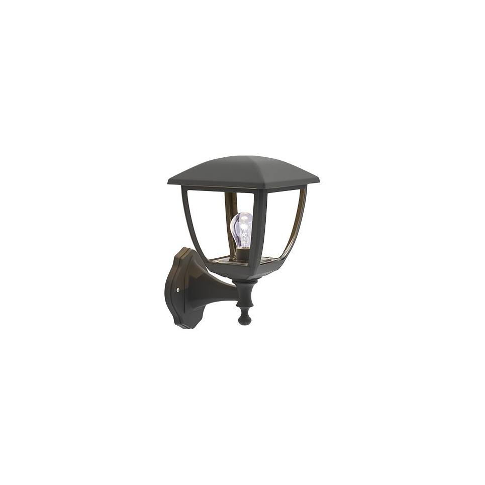 it-Lighting Avalanche 1xE27 Outdoor Wall Lamp Black D:22cmx30cm (80201214)