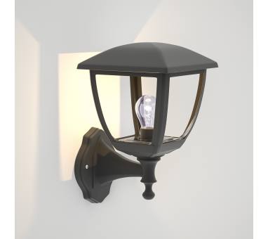 it-Lighting Avalanche 1xE27 Outdoor Wall Lamp Black D:22cmx30cm (80201214)