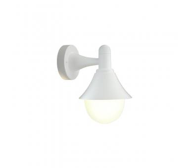 it-Lighting Rabun 1xE27 Outdoor Wall Lamp White D:24.5cmx23.5cm (80202524)
