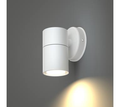 it-Lighting Eklutna 1xGU10 Outdoor Wall Lamp White D:11.3cmx11.3cm (80200524)