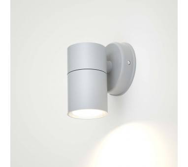 it-Lighting Eklutna 1xGU10 Outdoor Wall Lamp Grey D:11.3cmx11.3cm (80200534)