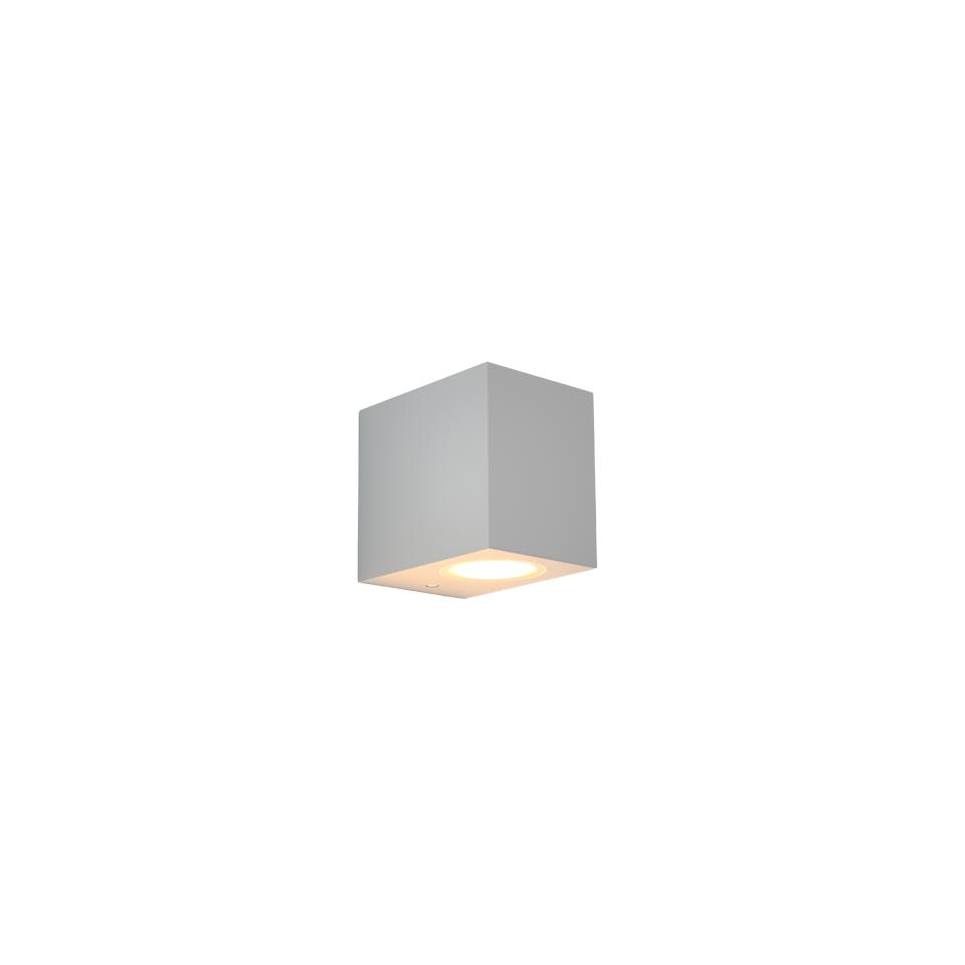 it-Lighting Norman 1xGU10 Outdoor Up or Down Wall Lamp Grey D:8cmx7cm (80200434)