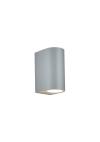 it-Lighting Michigan 2xGU10 Outdoor Up-Down Wall Lamp Grey D14.7cmx9cm (80200134)