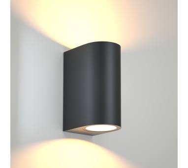 it-Lighting Michigan 2xGU10 Outdoor Up-Down Wall Lamp Anthracite D:14.7cmx9cm (80200144)