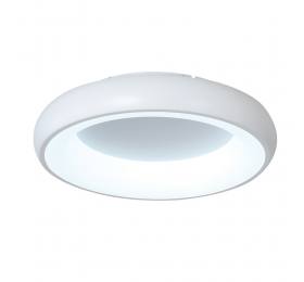 InLight Πλαφονιέρα οροφής LED 110W 3CCT από λευκό ακρυλικό D:60cm (42020-A-White)