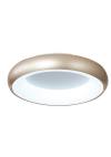 InLight Πλαφονιέρα οροφής LED 110W 3CCT από χρυσαφί και λευκό ακρυλικό D:60cm (42021-A-Golden)