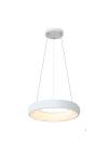 InLight Κρεμαστό φωτιστικό LED 110W 3CCT από λευκό ακρυλικό D:60cm (42023-A-White)