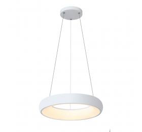 InLight Κρεμαστό φωτιστικό led 54W 3CCT από λευκό ακρυλικό D:40cm (42023-B-White)