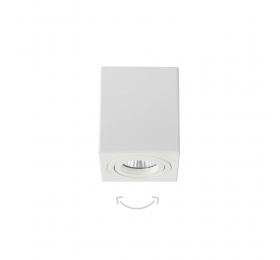 InLight Φωτιστικό οροφής από λευκό μέταλλο 1XGU10 D:7,8cm (42026-WH)