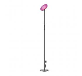 InLight Επιδαπέδιο φωτιστικό LED 24W RGB-CCT with controller από μαύρο μέταλλο και ακρυλικό D:170cm (45023)