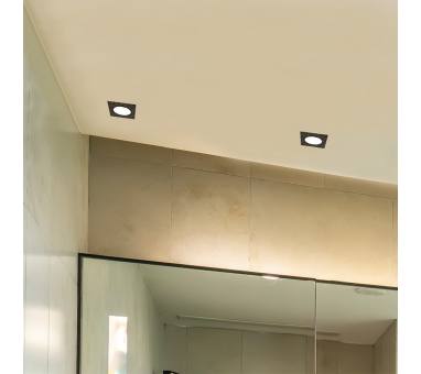 InLight Χωνευτό σποτ από χρώμιο μέταλλο 1XGU10 IP44 D:8cm (Χ0009-CH)