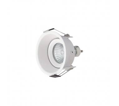 InLight Χωνευτό σποτ από λευκό μέταλλο 1XGU10 D:8cm (Χ0010-WH)