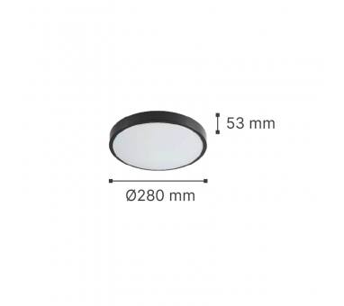 it-Lighting Torch LED 18W 3CCT Outdoor Ceiling Light White D:28cmx5,3cm (80300320)