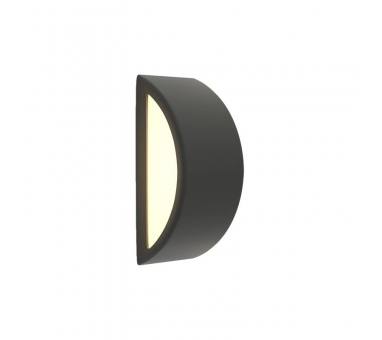 it-Lighting Clear 1xΕ27 Outdoor Up-Down Wall Lamp Anthracite D32cmx13cm (80202744)